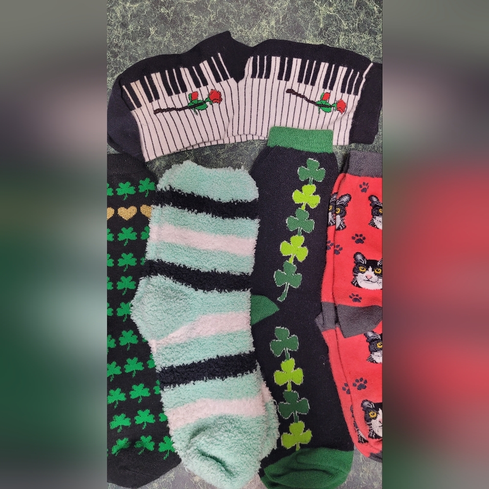 Colorful Patterned Socks Set - image 2